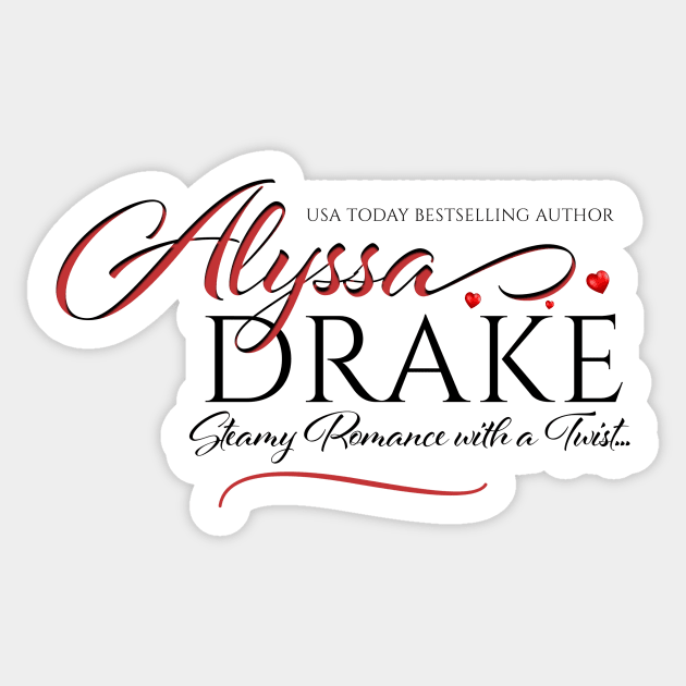 Alyssa Drake Logo Sticker by alyssadrakenovels